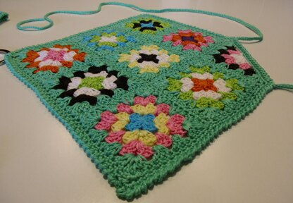 Tiffany granny square crochet dress