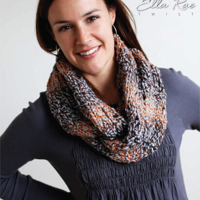 Infinity Scarf in Ella Rae Twist - ER12-04 - Downloadable PDF