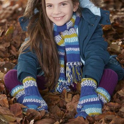 Cornish Rockpool Fair Isle Leg Warmers Knitted Chunky Boot Cuffs