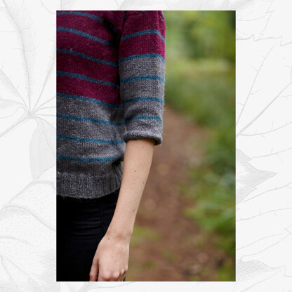 Emily Jumper - Knitting Pattern For Women in Willow & Lark Woodland