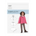 Simplicity Children's Capes & Poncho S9197 - Paper Pattern, Size A (3-4-5-6-7-8)