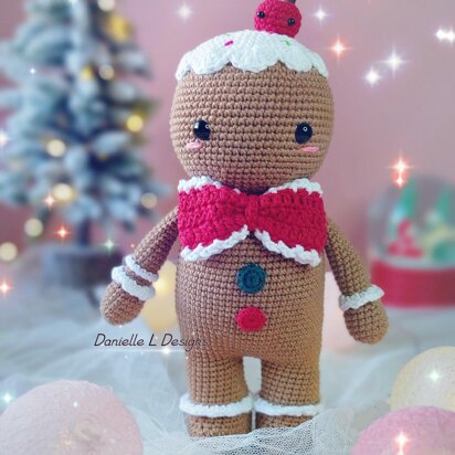 Gingerbread man amigurumi