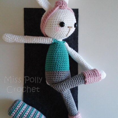 Yoga Bunny Crochet pattern by Miss Polly Crochet by PaulaR