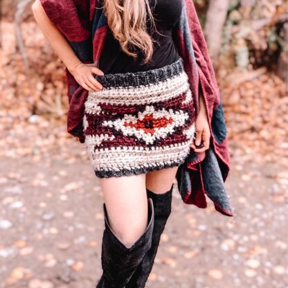 Aztec Mini Skirt