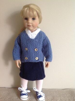 School Uniform for 18" doll