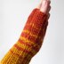 Two-Color Gradation Fingerless Gloves