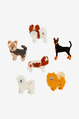 DMC Toy Dogs Embroidery Pattern - PAT1739 - Downloadable PDF