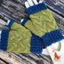 ''New Grass'' Fingerless Mittens