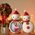 Snowball the Snowman Picture Frame Ornament