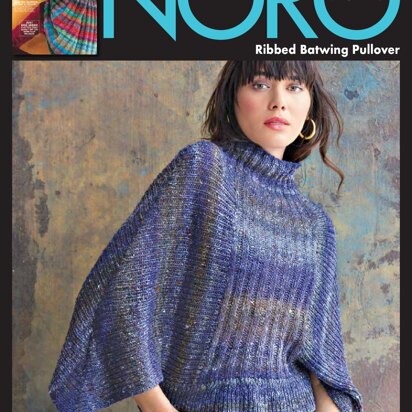 Ribber Batwing Pullover in Noro Kiri - 15516 - Downloadable PDF