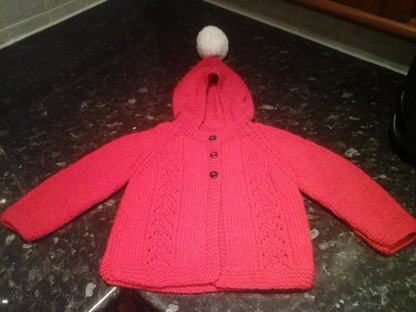 Festive vintage hooded jacket for Ava May