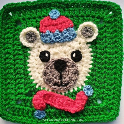 Bear Granny Square