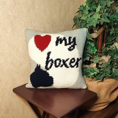 Boxer Bulldog Pillow