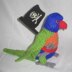 Toy Parrot – with pirate accessories