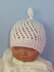 Baby Simple Lace Stitch Topknot Skullcap Hat