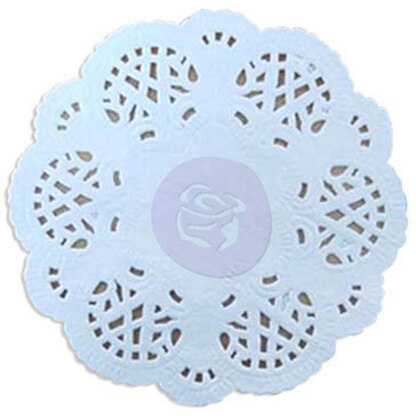 Prima Marketing Paper Doilies 4" 100/Pkg - Round White