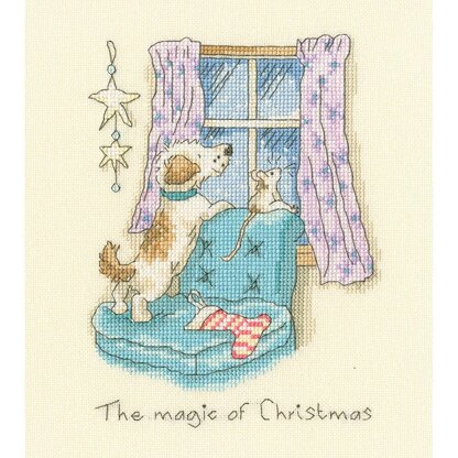 Bothy Threads The Magic of Christmas Cross Stitch Kit - 14 x 19cm