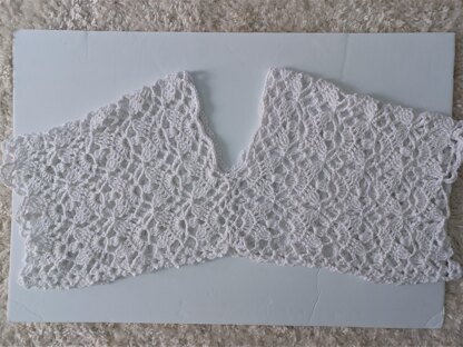 White Crochet Lace Cropped Top