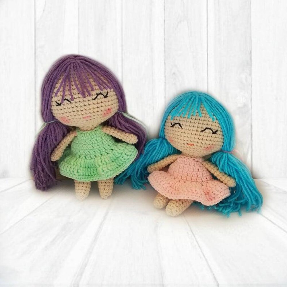 ANNIE Crochet Doll Pattern, Amigurumi Doll Pattern, PDF English