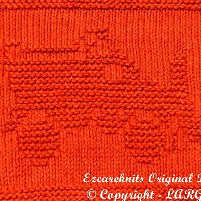 SNOW PLOW Cloth - knitting pattern