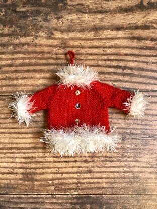 Christmas sweater with on sale ornaments