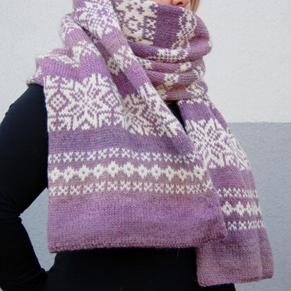 NORRSKEN Fair Isle Scarf