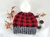 Plaid beanie hat