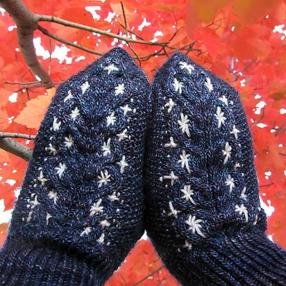 Stardust Mittens - knitting pattern