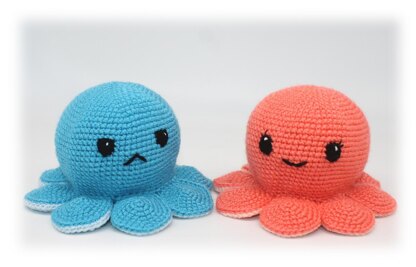 Crochet Reversible Octopus, Double-sided Octopus Pattern