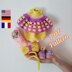 Amigurumi doll clothes pattern for Amelie, Crochet doll outfit pattern 9.84 inches (25 cm) (English, Deutsch, Français)