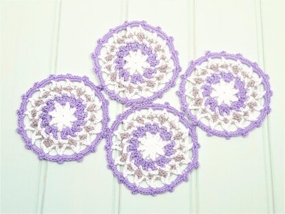 Mandala Wheel Coasters