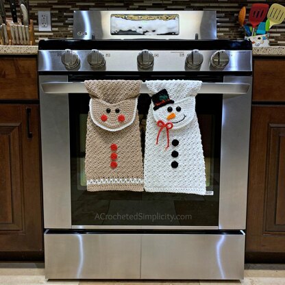 Snowman Kitchen Towel