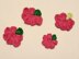 Pink tiny cozy crochet flower pattern