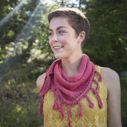 Canna Shawl in Berroco Maya - 340-3 - Downloadable PDF - knitting pattern