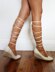 Crochet Rings Gladiator Barefoot Sandals