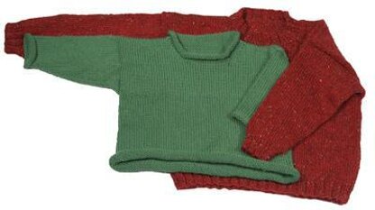 Easy Child's Pullover - Straight Needle Version