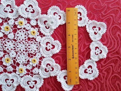 Lace bib for baby