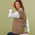 #1381 Valencia - Slipover Knitting Pattern for Women in Valley Yarns Savoy