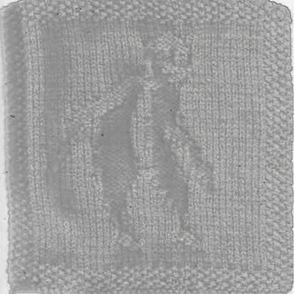 '9' Dishcloth Pattern - knitting pattern