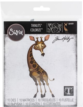 Sizzix Thinlits Dies By Tim Holtz - Gertrude, Colorize