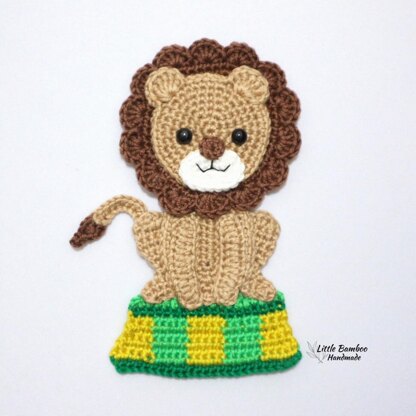 Circus Lion Applique