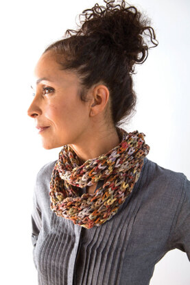 Maudit Scarf in Berroco Espresso - PDF356-5