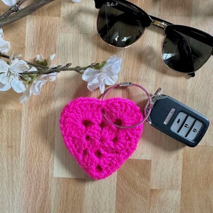 Granny's Heart Keychain