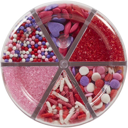 Wilton Valentine's Traditional Sprinkles Mix Tall 6Cell