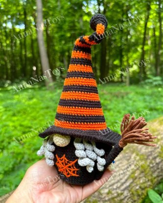 Halloween Witch with Broom