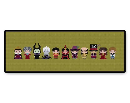 Storybook Villains Bite Size - PDF Cross Stitch Pattern