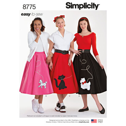 Simplicity 8775 Women's Costumes - Sewing Pattern