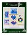 Rowandean Weihnachtskarten-Set (Blau und Lila) - 32cm x 25cm