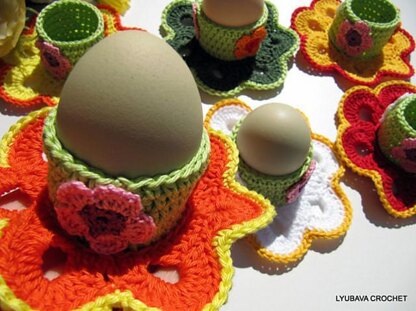 Easter Flower Egg Holder