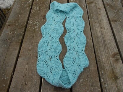 Wavy Fern Infinity Scarf